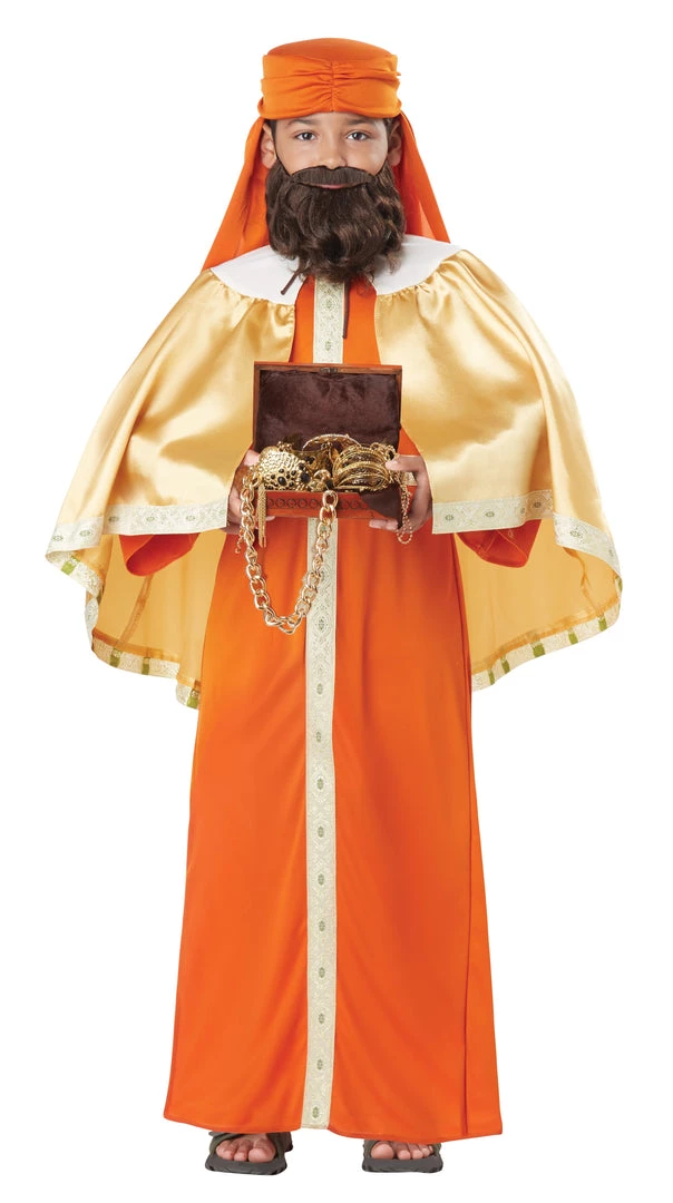 California Costume Gaspar Wise Man Costume (3 Kings) Child Costume 3 California Costume Gaspar Wise Man Costume (3 Kings) Child Costume