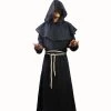 The Halloween Spot Adult Costumes Adult Medieval Monk Hooded Robe Costume