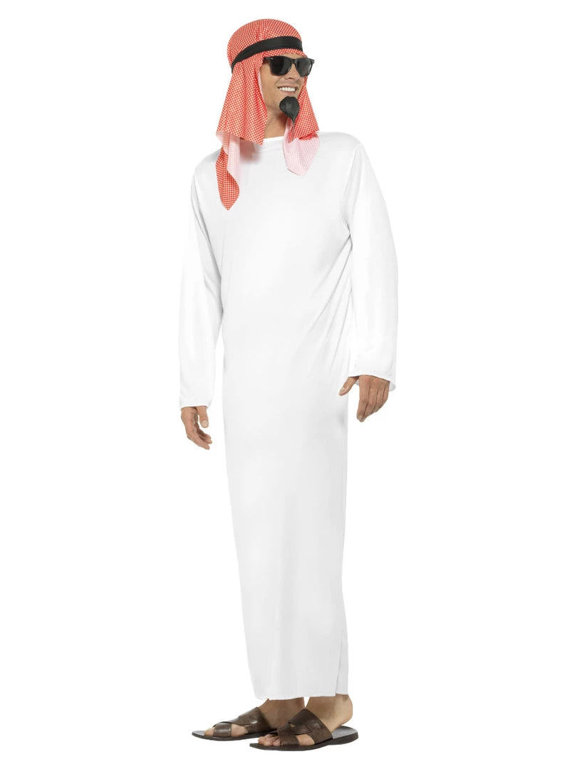 Smiffys Adult Costumes Men's Fake Sheikh Costume 4 Smiffys Adult Costumes Men's Fake Sheikh Costume