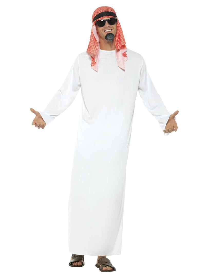 Smiffys Adult Costumes Men's Fake Sheikh Costume 3 Smiffys Adult Costumes Men's Fake Sheikh Costume