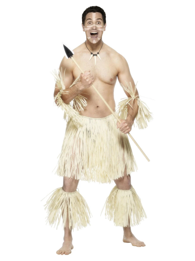 Smiffys Adult Costumes Men's Zulu Warrior Costume 3 Smiffys Adult Costumes Men's Zulu Warrior Costume