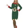 Smiffys Women's Elf Dress Costume Seasonal Costumes