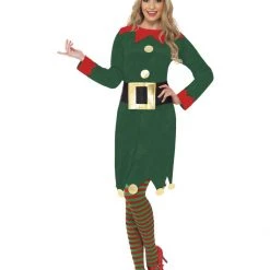 Smiffys Women's Elf Dress Costume Seasonal Costumes