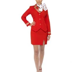 Smiffys Women's Trolley Dolly Costume Adult Costumes