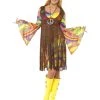 Smiffys Women's Plus Size 1960s Groovy Lady Adult Costumes