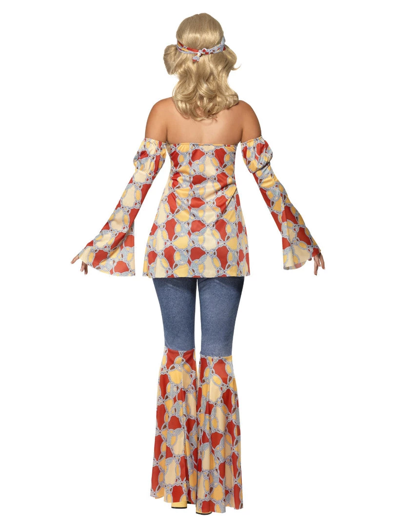 Smiffys Adult Costumes Women's Vintage Hippy 1970s Costume 5 Smiffys Adult Costumes Women's Vintage Hippy 1970s Costume
