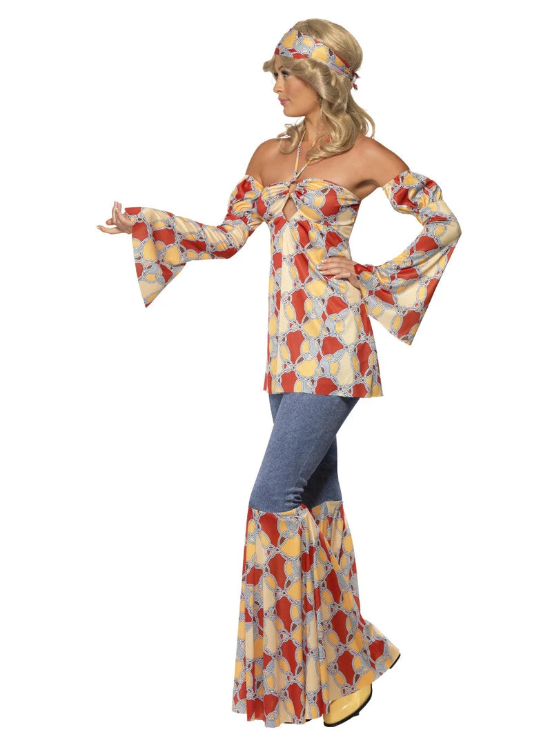 Smiffys Adult Costumes Women's Vintage Hippy 1970s Costume 4 Smiffys Adult Costumes Women's Vintage Hippy 1970s Costume