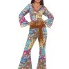 Smiffys Women's Hippie Flower Power Costume