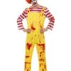Smiffys Men's Kreepy Killer Clown Costume | Scary Clown Adult Costumes