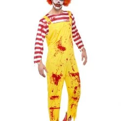 Smiffys Men's Kreepy Killer Clown Costume | Scary Clown Adult Costumes