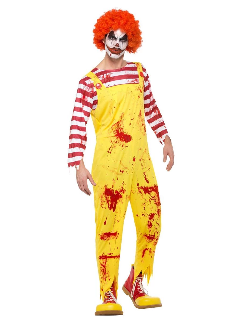 Smiffys Men's Kreepy Killer Clown Costume | Scary Clown Adult Costumes 4 Smiffys Men's Kreepy Killer Clown Costume | Scary Clown Adult Costumes