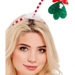 Smiffys Seasonal Costumes Mistletoe Kisses Headband