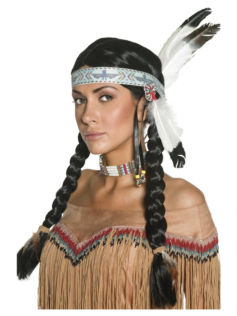 Smiffys Native American Inspired Wig 3 Smiffys Native American Inspired Wig