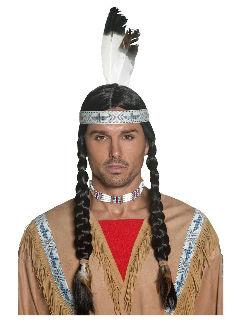 Smiffys Native American Inspired Wig 4 Smiffys Native American Inspired Wig