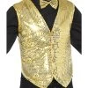 Smiffys Sequin Waistcoat For Adults