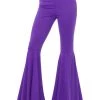 Smiffys Accessories Purple Flared Trousers, Ladies