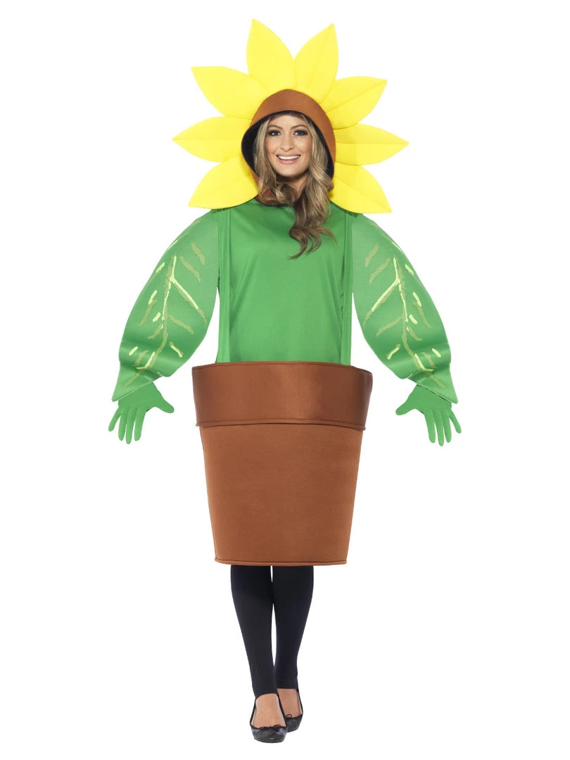 Smiffys Sunflower Costume, With Top With Attached Hood 3 Smiffys Sunflower Costume, With Top With Attached Hood