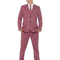 Smiffys Men's Union Jack Suit