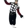 Smiffys Men's Gothic Venetian Harlequin Costume