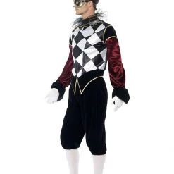 Smiffys Men's Gothic Venetian Harlequin Costume