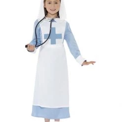Smiffys Girl's WW1 Nurse Costume Kids Costumes