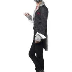 Smiffys Adult Costumes Men's Big Bad Wolf Costume, Deluxe
