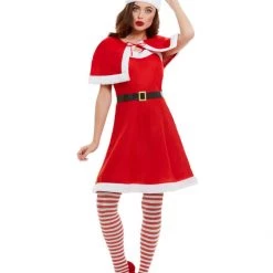 Smiffys Women's Cute Miss Santa Claus Costume