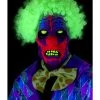Smiffys UV Black Light Clown Mask