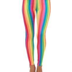 Smiffys Women's Rainbow Clown Leggings Accessories