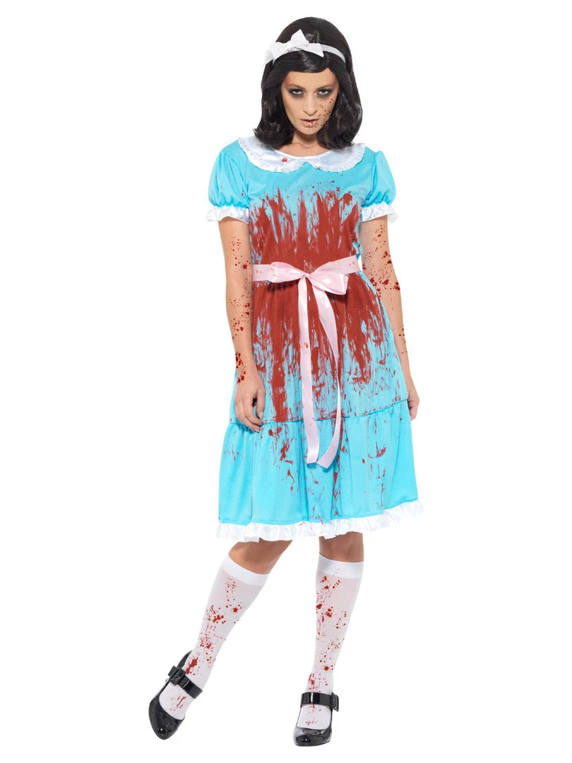 Smiffys Adult Costumes Adult Bloody Murderous Twin Costume 3 Smiffys Adult Costumes Adult Bloody Murderous Twin Costume