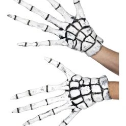 Smiffys Accessories Grim Reaper Skeleton Gloves