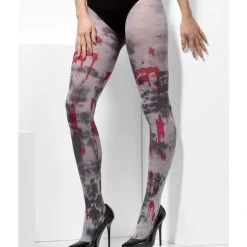 Smiffys Women's Opaque Tights, Zombie Dirt Accessories