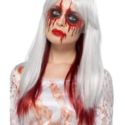 Smiffys Women's Deluxe Blood Drip Ombre Wig Accessories