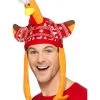 Smiffys Accessories Turkey Hat With Christmas Jumper