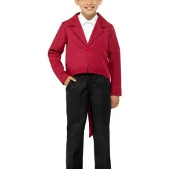 Smiffys Kids Costumes Kids Red Tailcoat